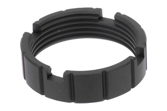 Aluminum Self-Retention Castle Nut with Black Anodized Finish